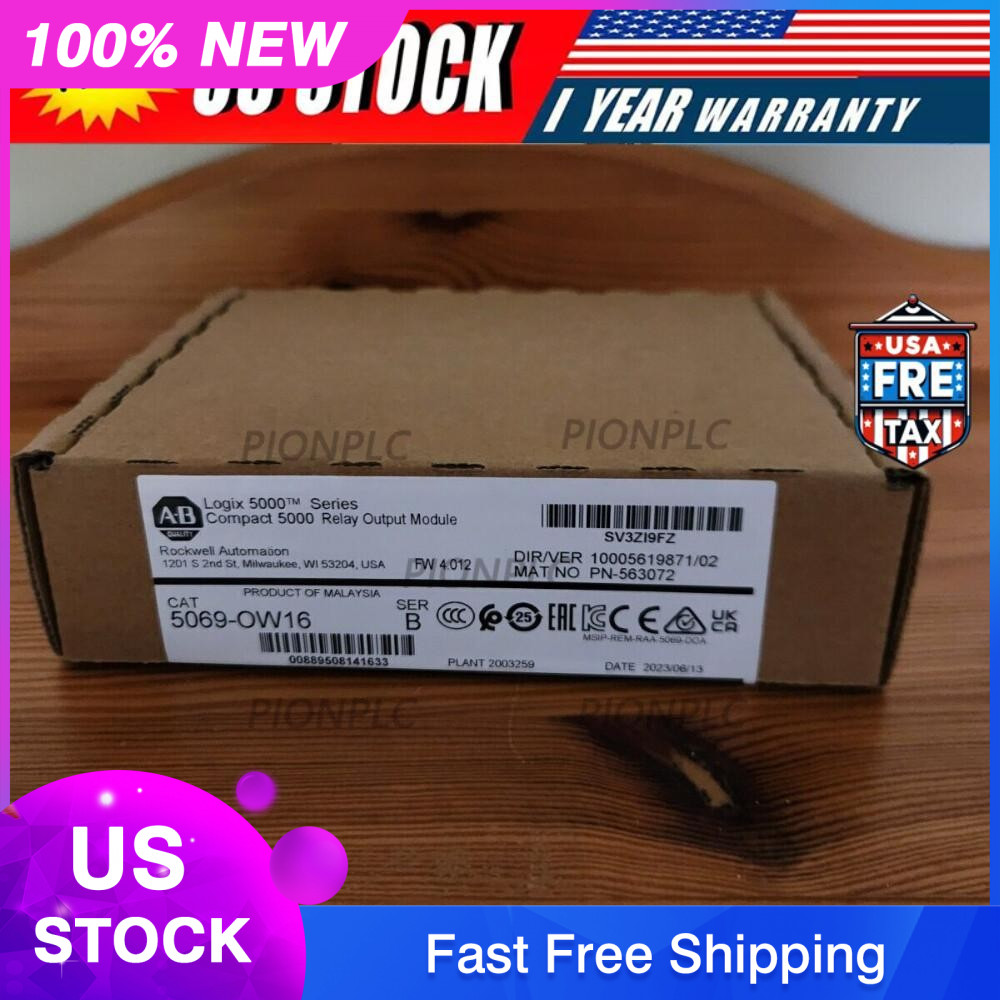 New Sealed AB 5069-OW16 Compact 5000 Relay Output Module PLC US Free Tax