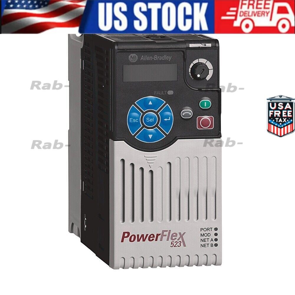 New Sealed Allen Bradley 25A-D1P4N104 /B PowerFlex 523 AC Drive 0.4kW !AB