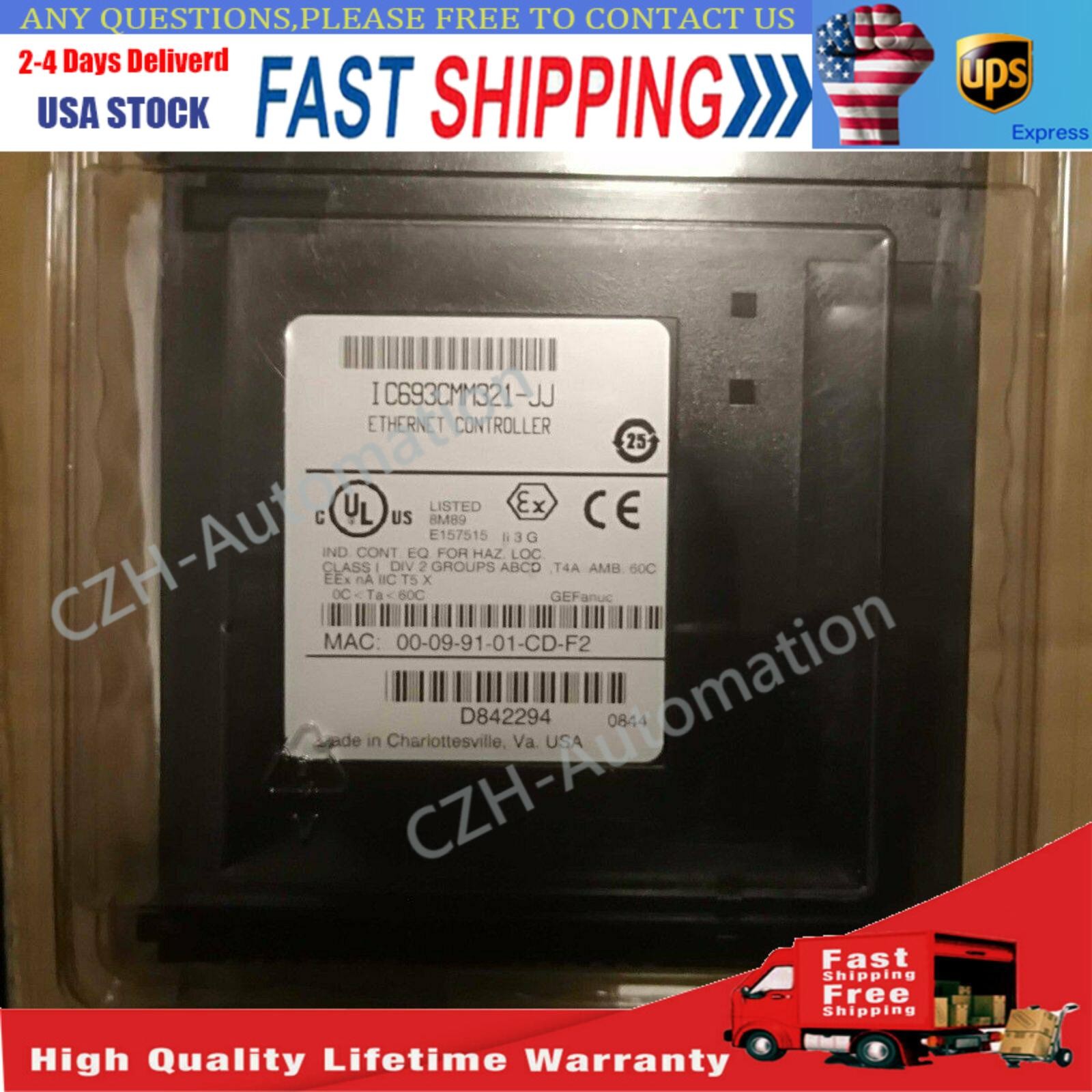 IC693CMM321-JJ New For Fanuc Ethernet Controller Module in box Free Shipping
