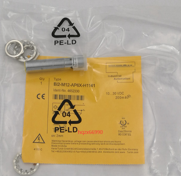 1PC Turck BI4U-M12-AP6X-H1141 BI4UM12AP6XH1141 Proximity Switch New