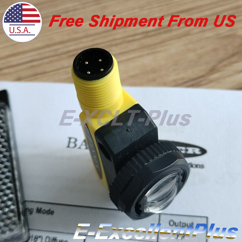 4Pin For Banner Engineering QS18VP6LVQ8 Photoelectric Sensor Switch 10-30VDC NPN