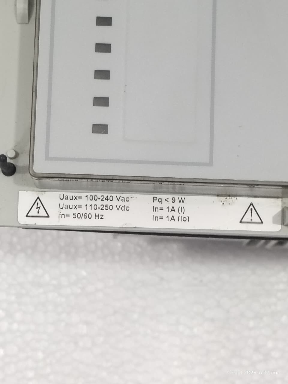 ABB REF610 RELAY / ABB REF610C11HCNR FEEDER PROTECTION RELAY/ MADE IN FINLAND