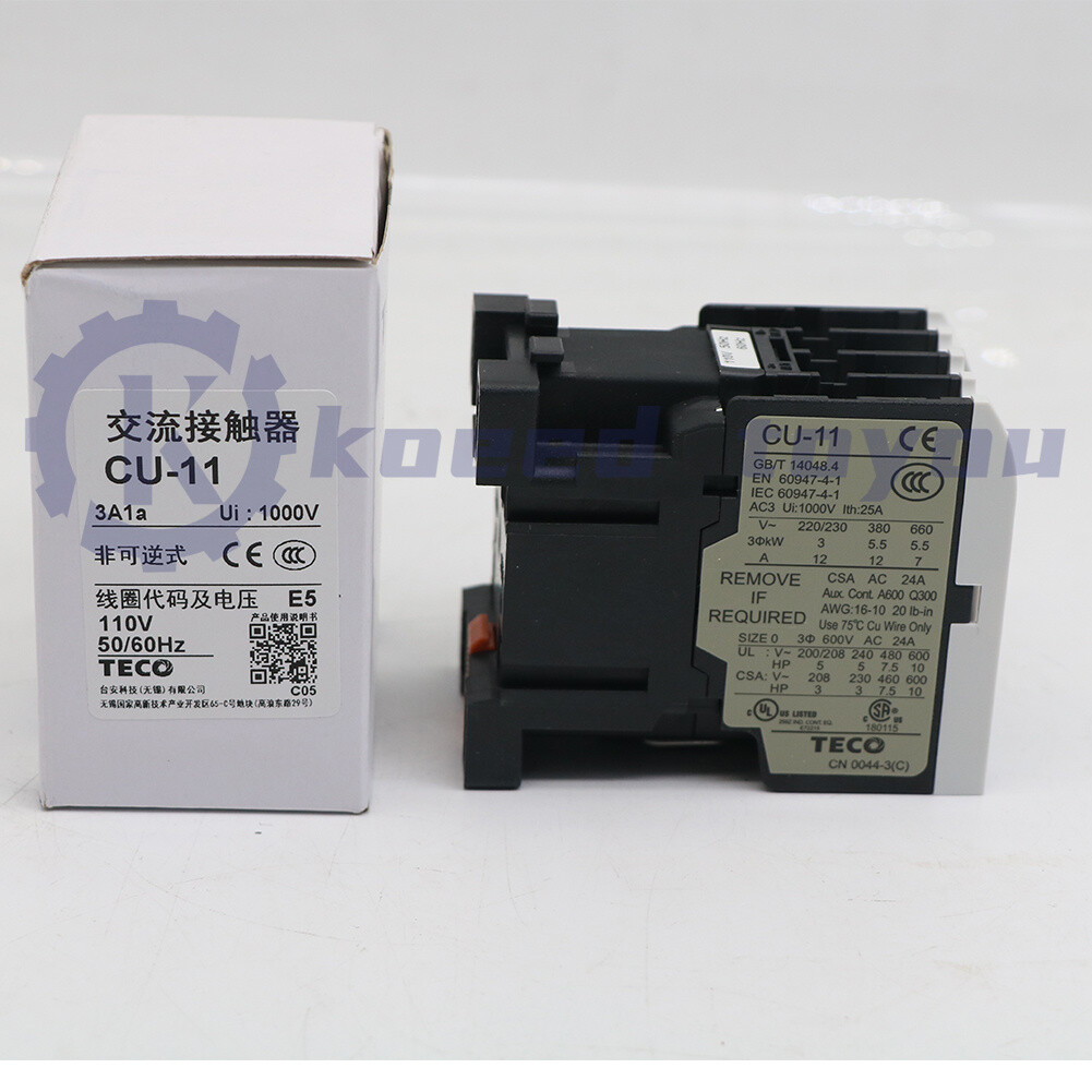 1Pcs new CU-11 110V For TECO Taian AC contactor