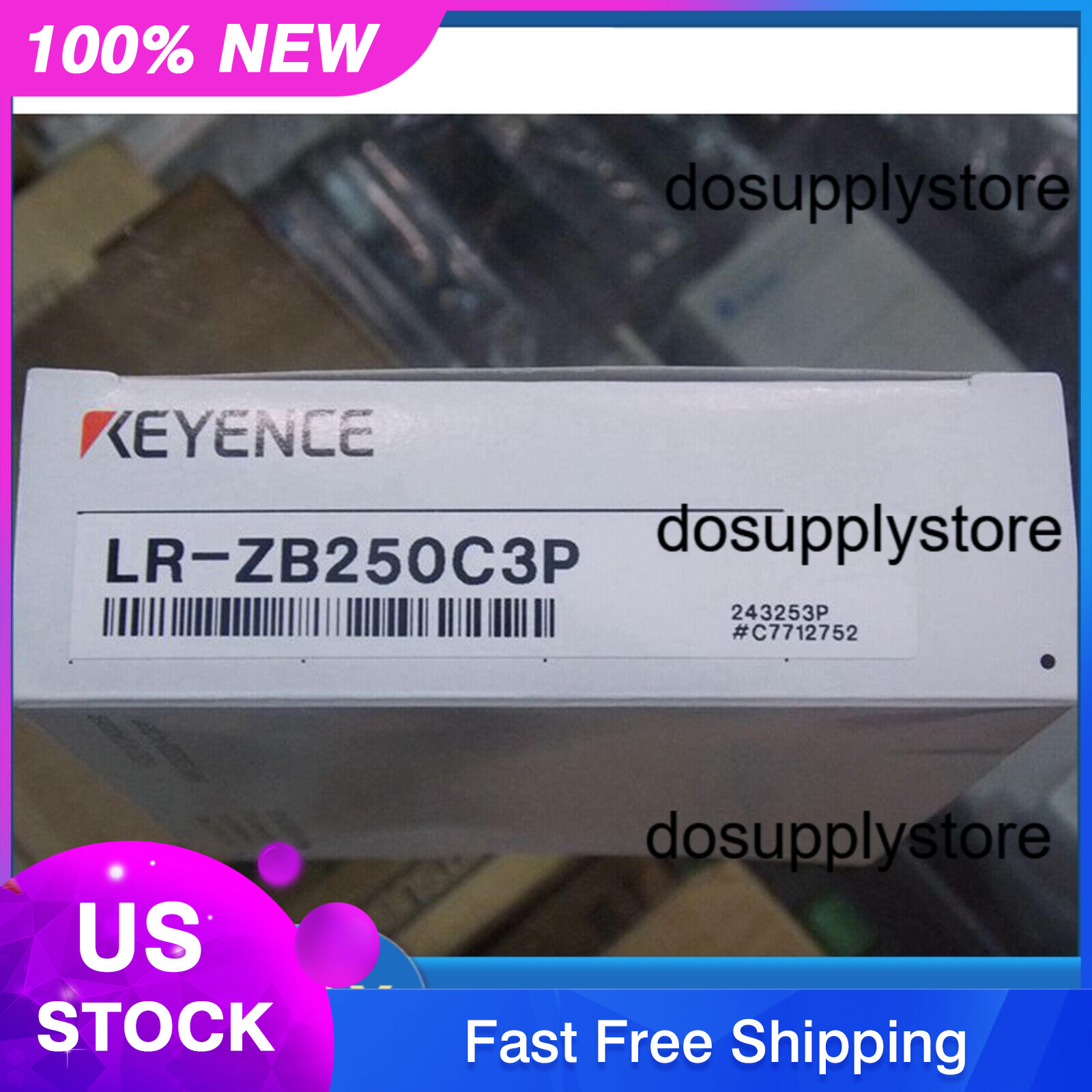 LR-ZB250C3P KEYENCE LR-ZB250C3P Laser Sensor NEW In Box US Free TAX