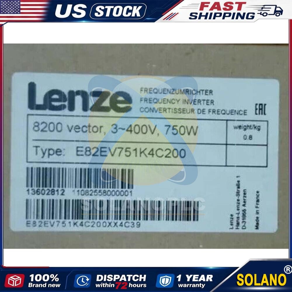 E82EV751K4C200 NEW LENZE E82EV751_4C200 Inverter 8200 Vector 0.75kW
