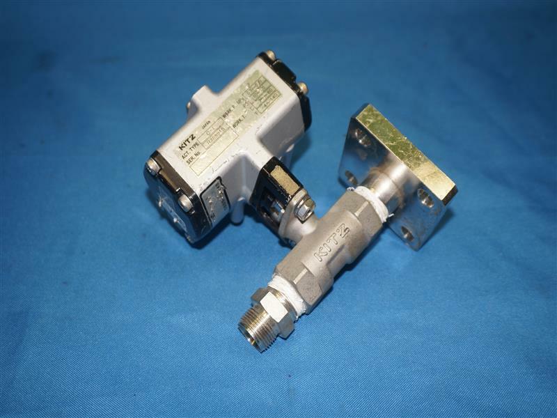 Kitz C-1 C1 Pneumatic Actuator w/ Valve 316 1/2