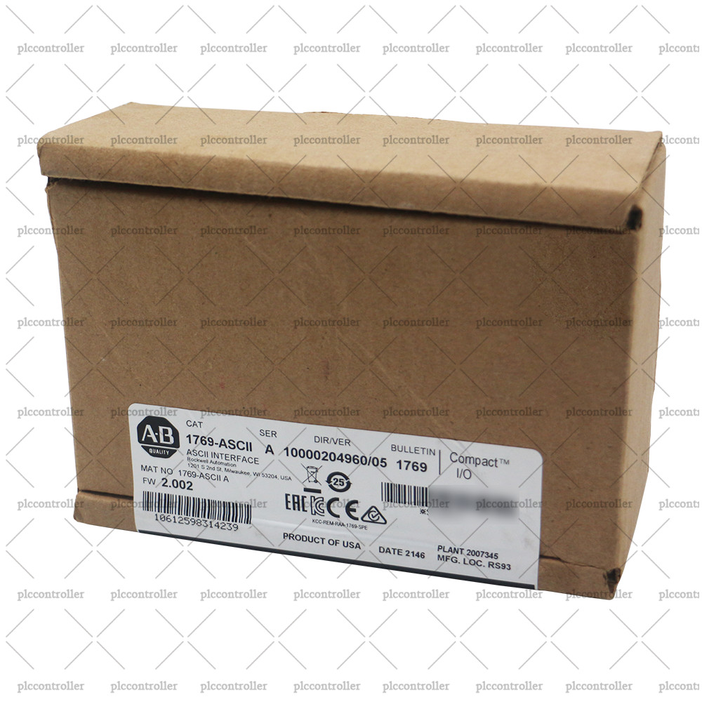 2025 New Allen-Bradley 1769-ASCII CompactLogix ASCII Interface Module 2 Channel