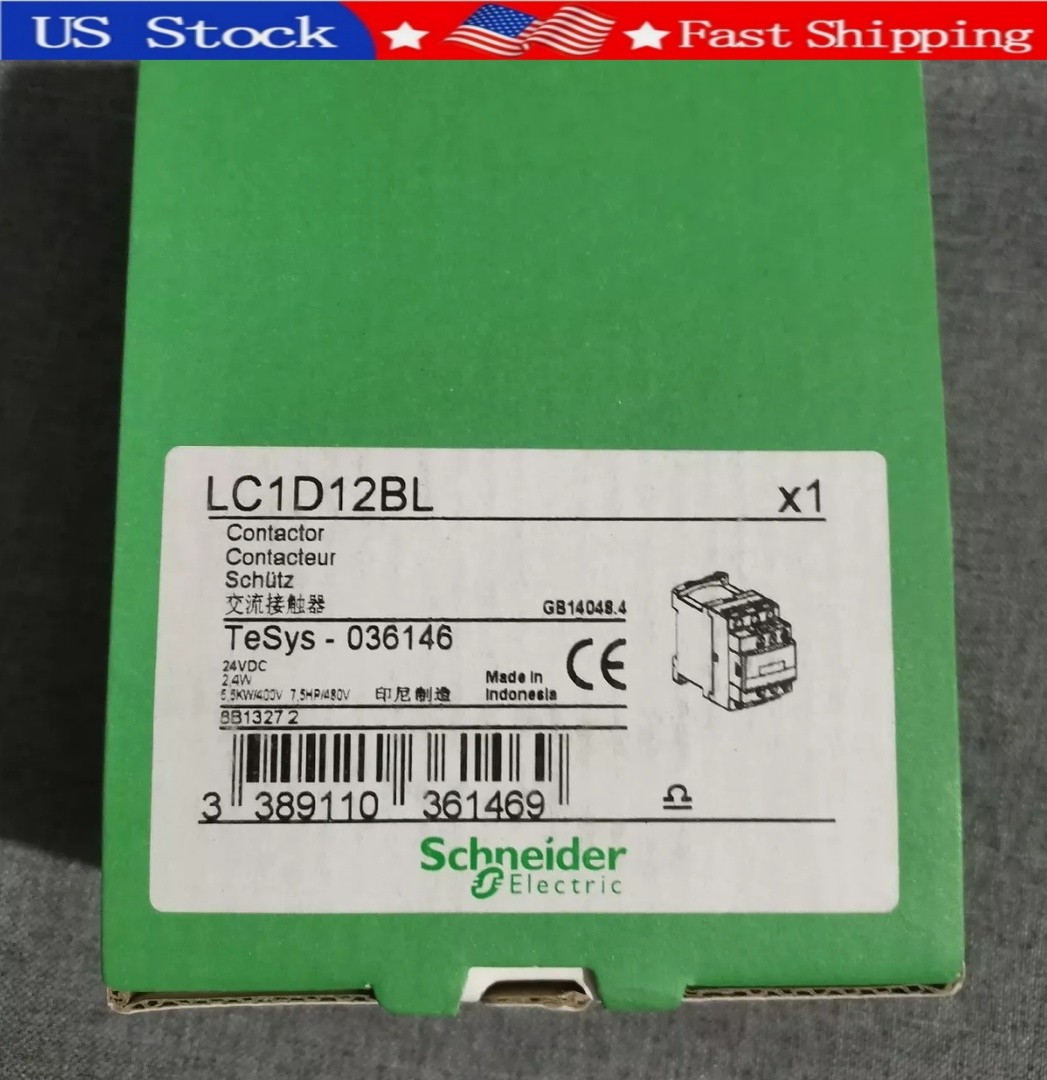 1PCS Brand New Schneider LC1D12BL 24VDC Contactor US Sotck Fast delivery