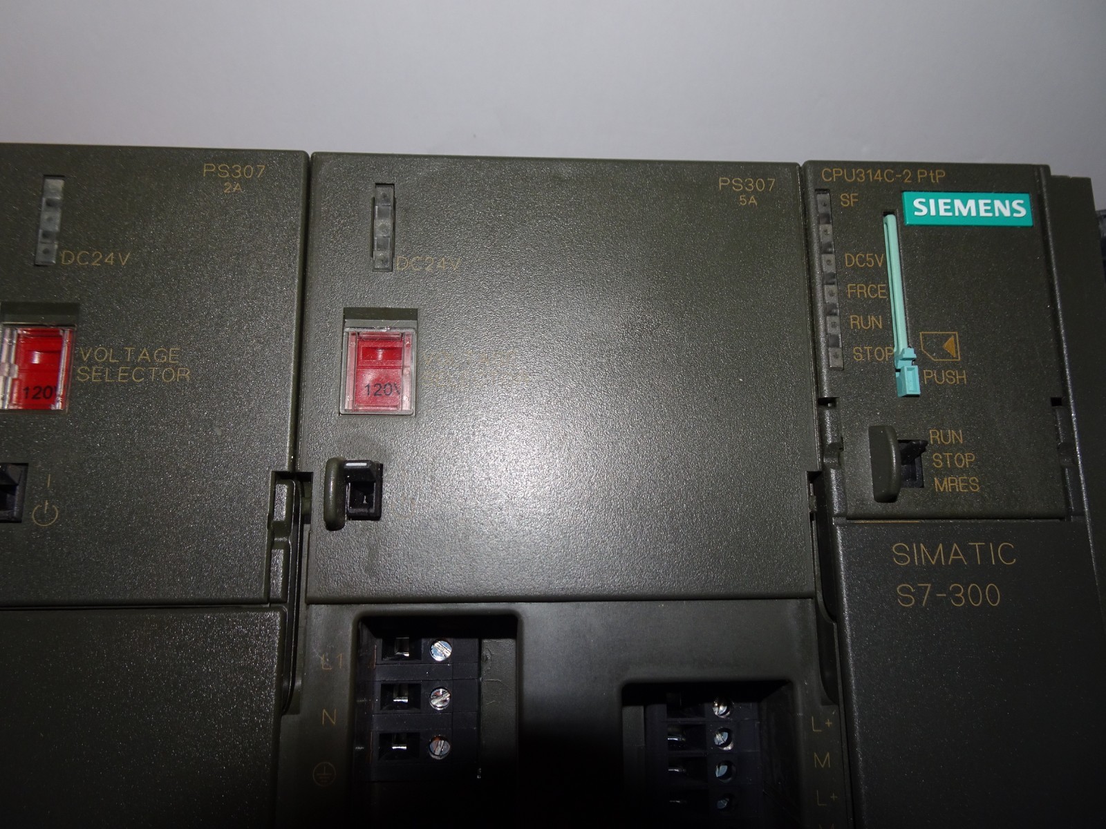 SIEMENS CPU314C, CP341, PS-307 2A &5A, SM321 &322, SIMATIC S7-300 RACK