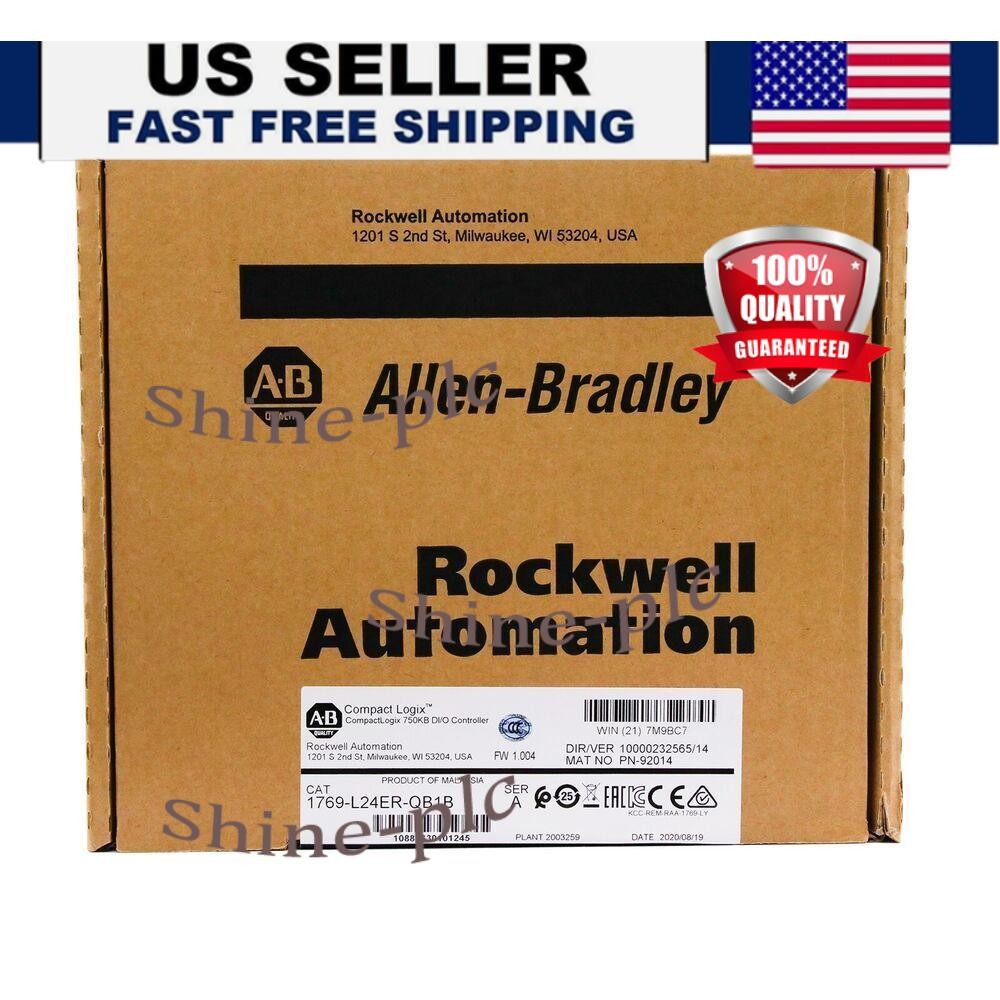 Allen-Bradley CompactLogix 1769-L24ER-QB1B 750KB DI/O Controller 1769L24ERQB1B