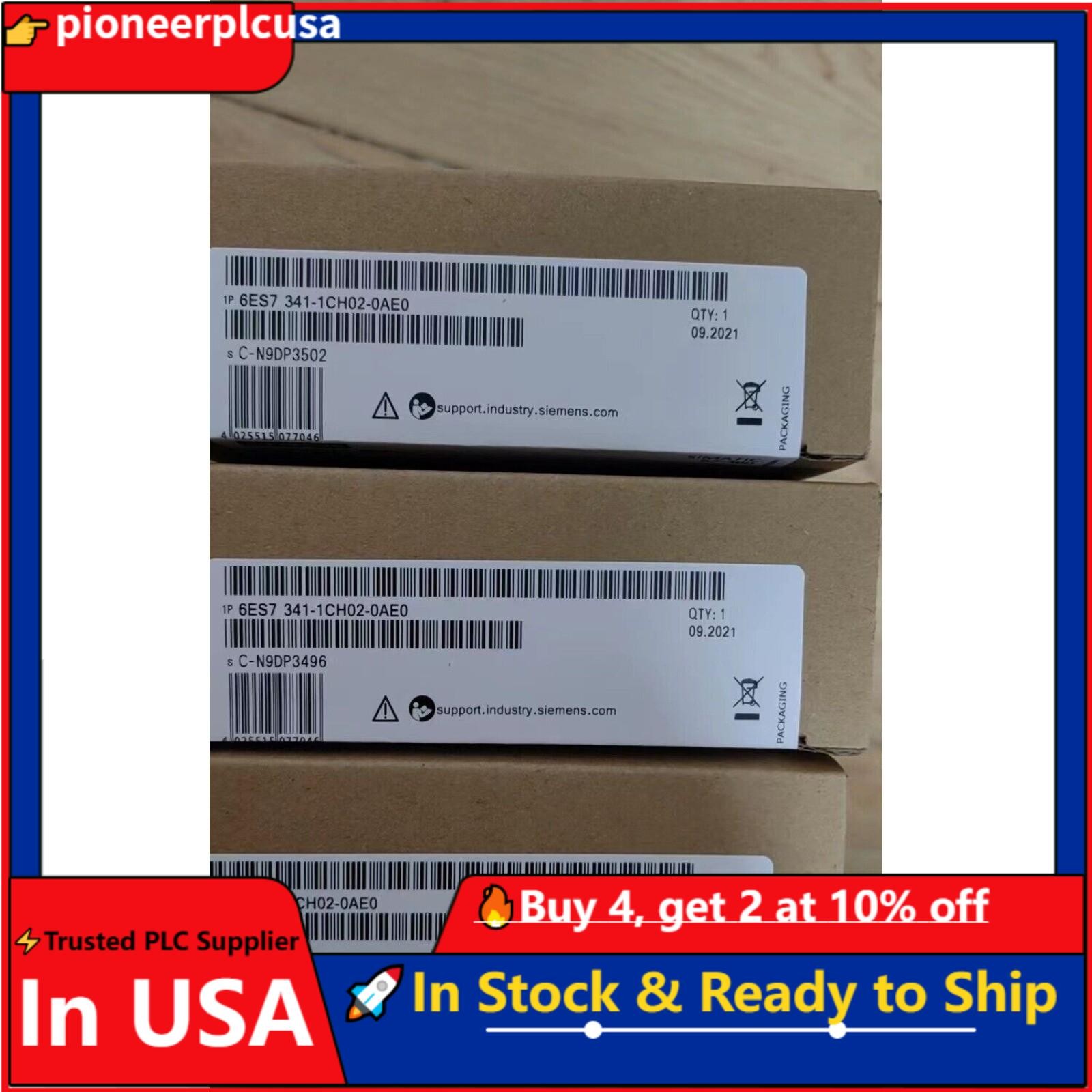 1PCS NEW SIEMENS 6ES7341-1CH02-0AE0 6ES7 341-1CH02-0AE0 Fast delivery
