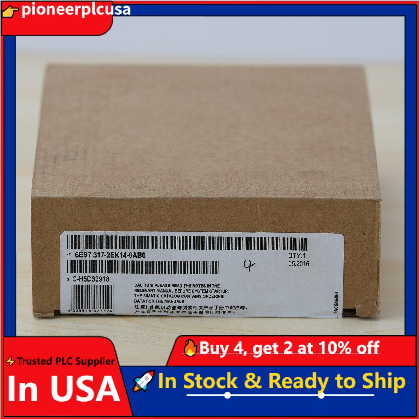 1PC Siemens 6ES7317-2EK14-0AB0 6ES7 317-2EK14-0AB0 New In Box Expedited Shipping
