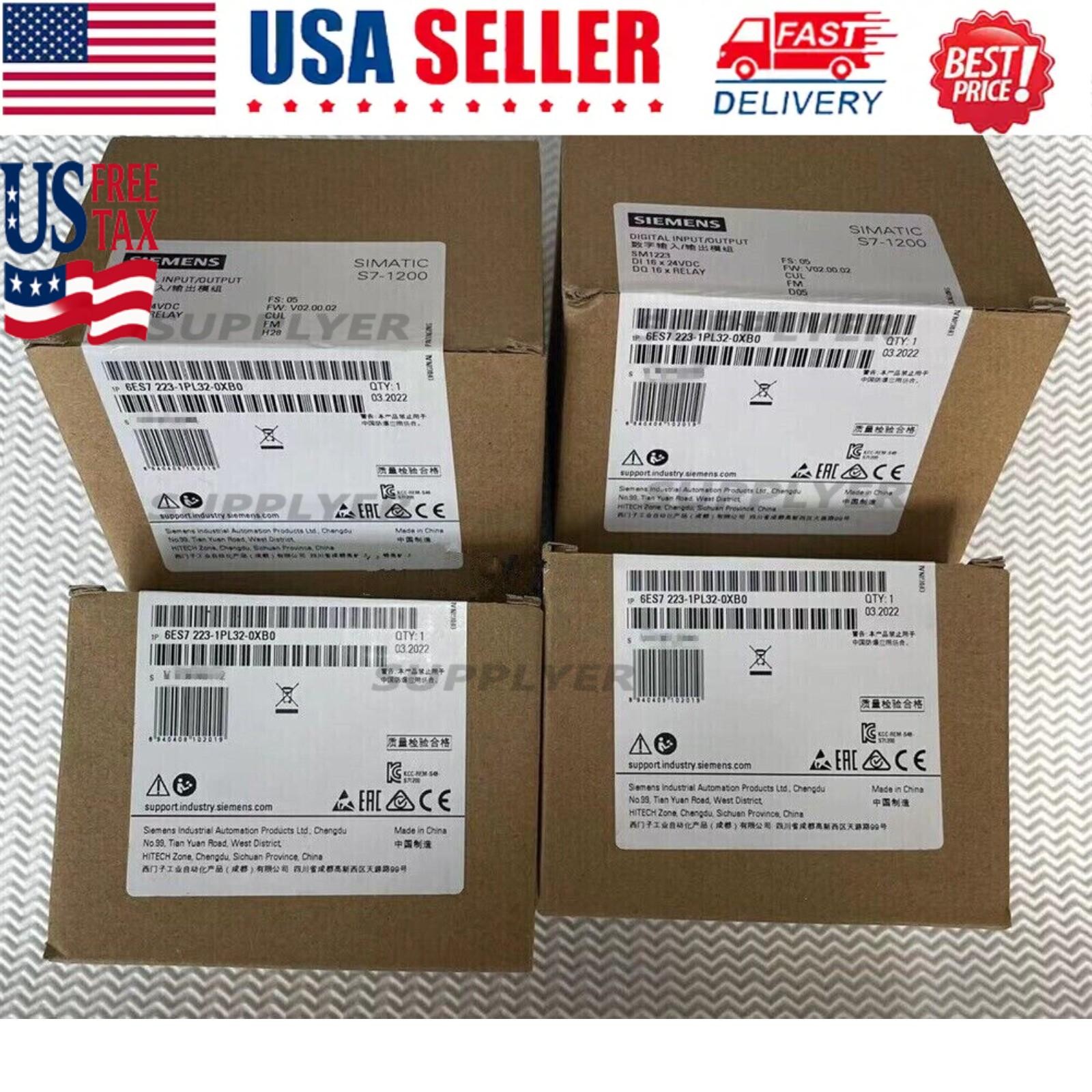 New Siemens 6ES7223-1PL32-0XB0 6ES72231PL320XB0 S7-1200 Digital I/O SM 1223