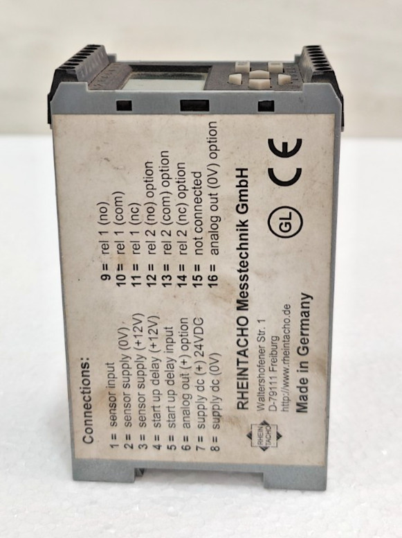 *USED & TESTED* RHEINTACHO 5823.100 PROGRAMMABLE SPEED MONITOR