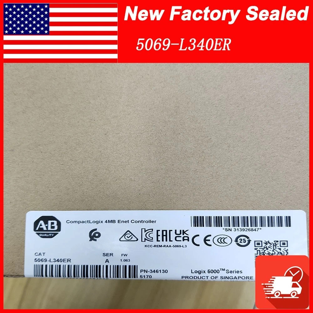 NEW AB 5069-L340ER CompactLogix 5380 Controller 5069L340ER Free Shipping