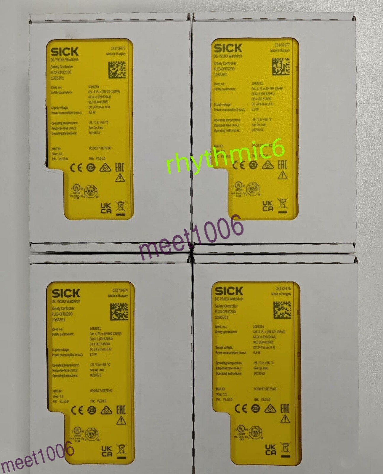 SICK Brand new FLX3-CPUC200 SICK Safety Control Module FLX3-CPUC200