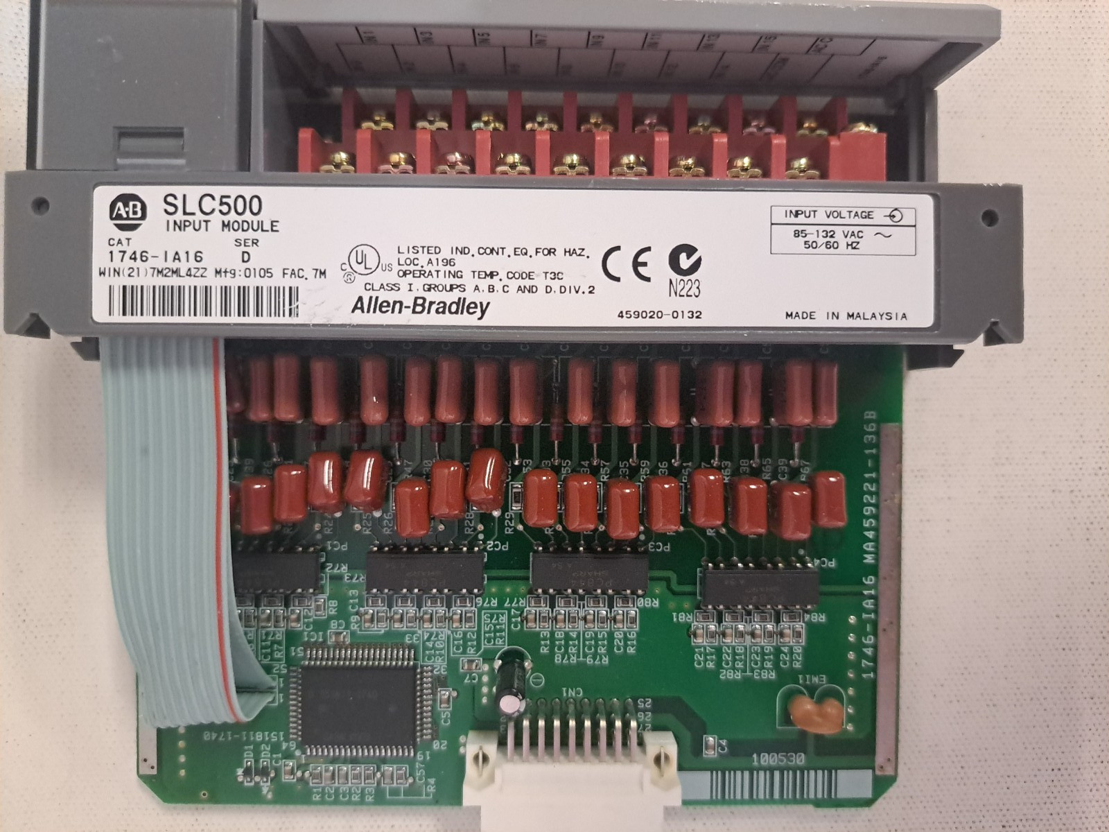 Allen-Bradley 1746-IA16 SLC 500 AC Input Module 16-Pt Series D New no box