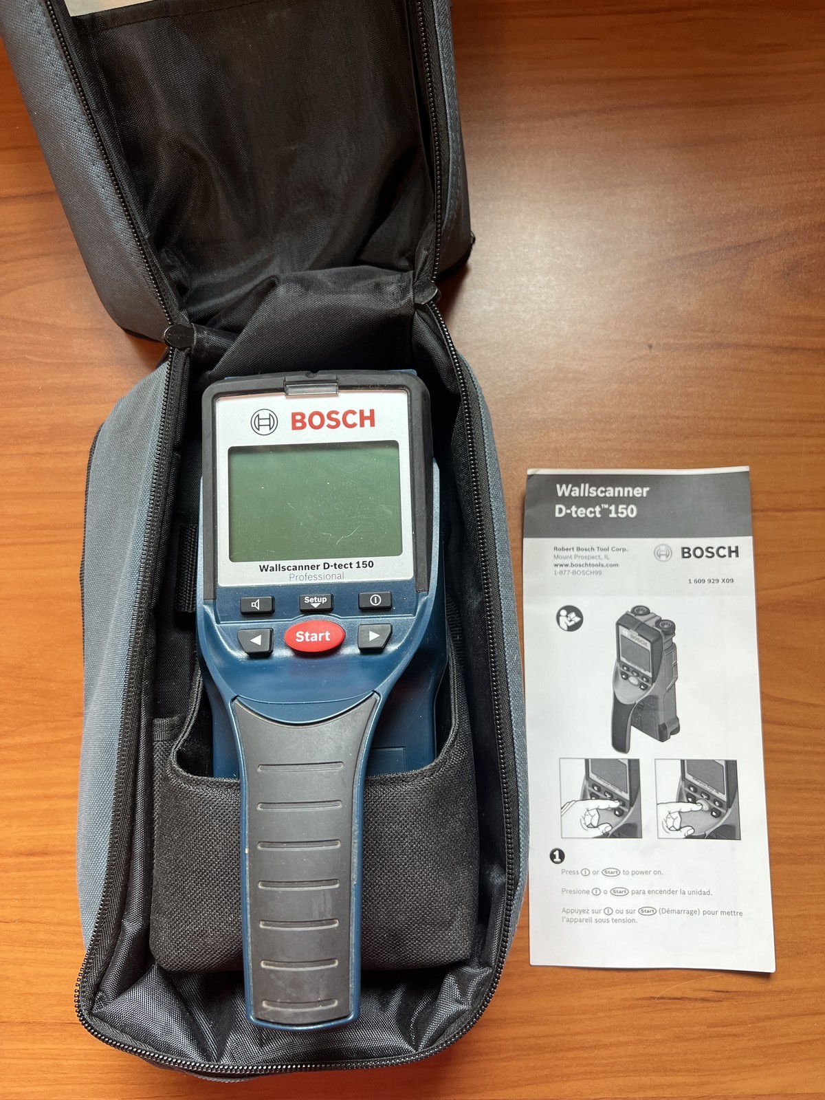 Bosch D-TECT 100 Wall Scanner Concrete Detector