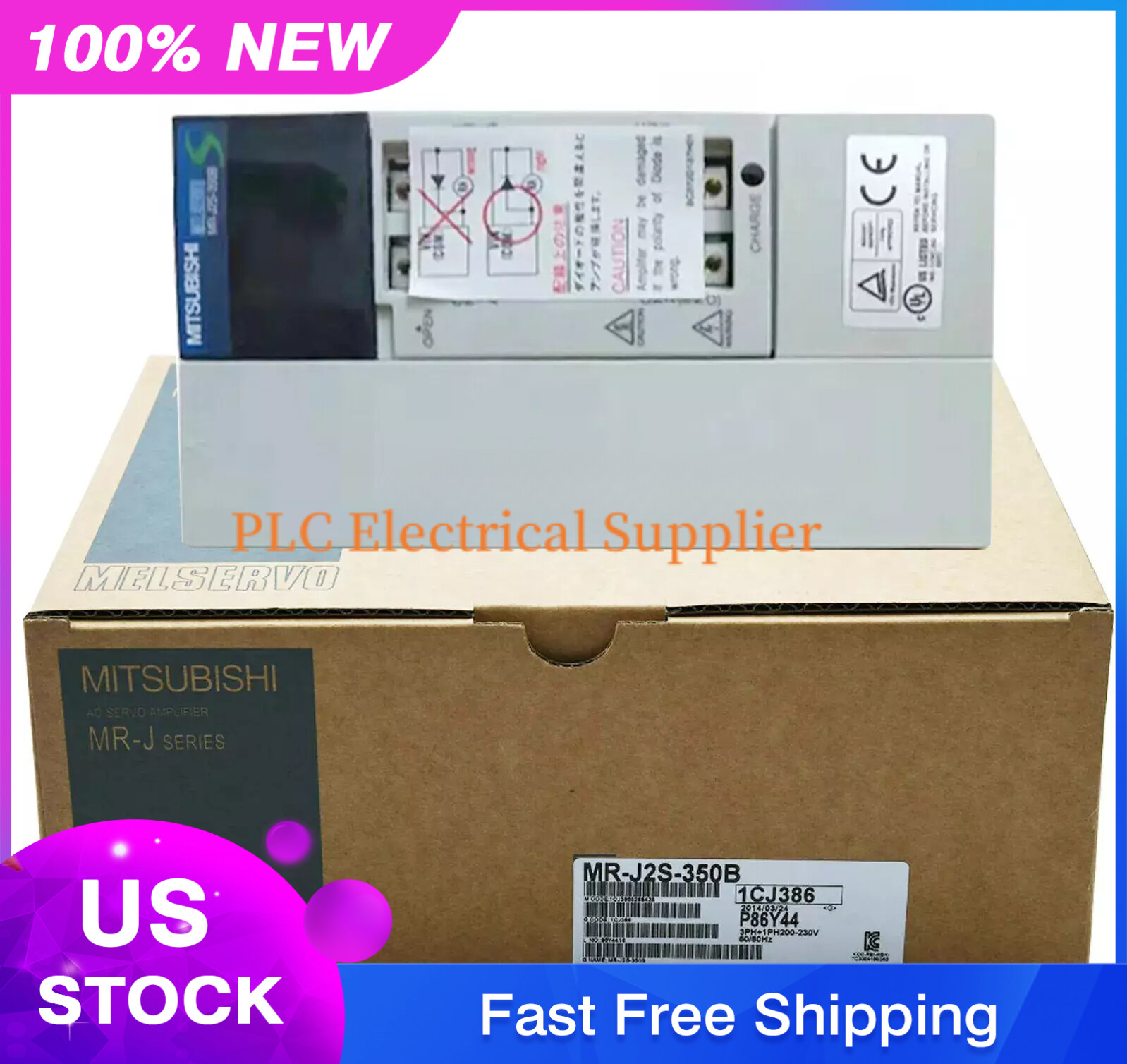 MR-J2S-350B 1PC New Mitsubishi MR-J2S-350B AC Servo Amplifier fast delivery