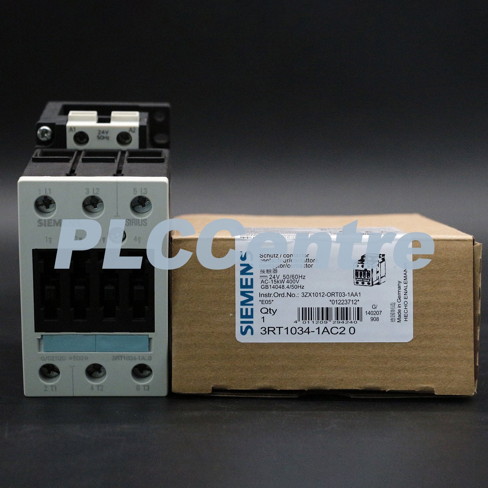 1PC NEW Siemens Sirius 3RT1034-1AC20 AC-3 24V 3P S2 Contactor FREE SHIPPING