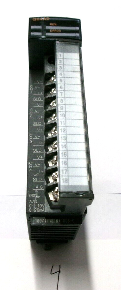 Mitsubishi Electric Q64AD A/D Converter Unit Melsec-Q Module Made in Japan