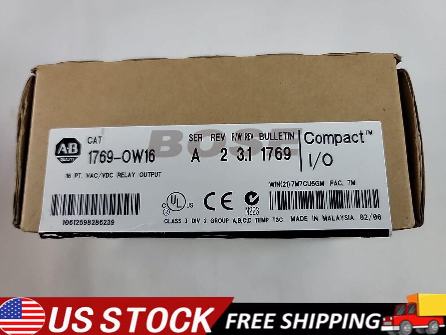 AB 1769-OW16 SER A Allen Bradley 1769OW16 CompactLogix Relay Output Module New