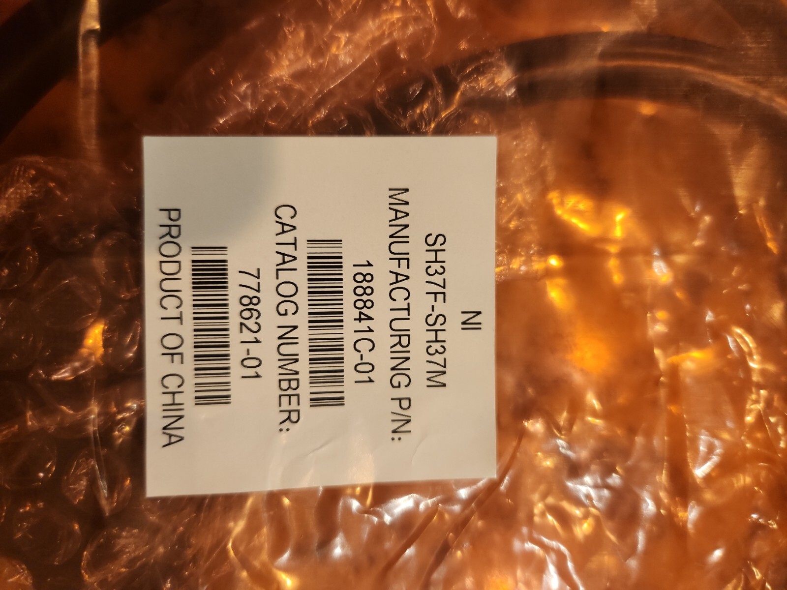 New NATIONAL INSTRUMENTS 778621-02 I/O Cable SH37F-37M-37 PIN