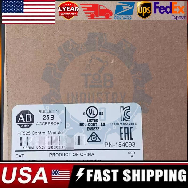 New AB 25B-CTM1 PowerFlex 525 Control Module Factory Sealed 25B-CTM1 US Free Tax