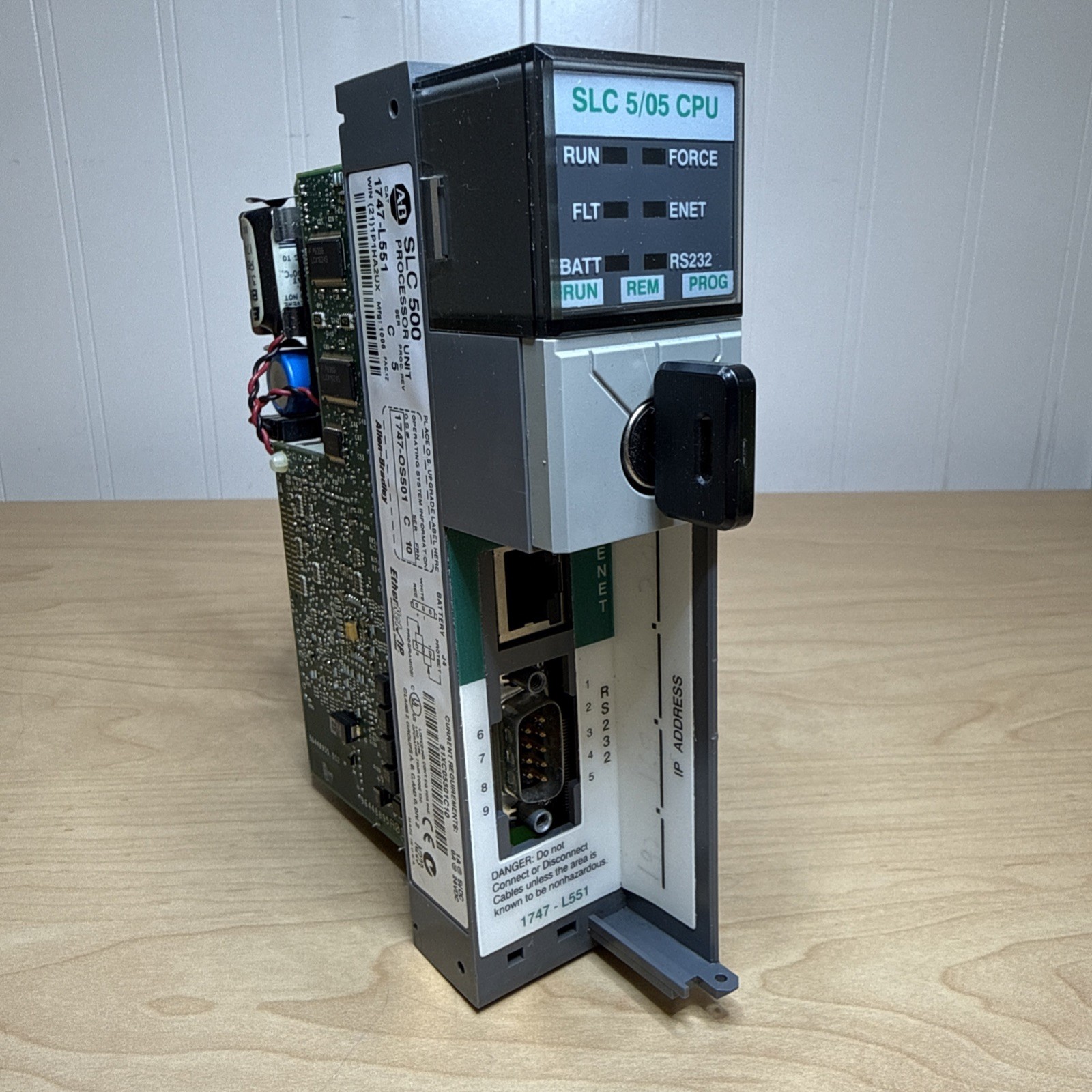Allen Bradley AB 1747-L551 Ser C Proc Rev 5 SLC 500 5/05 Processor Unit FRN 10
