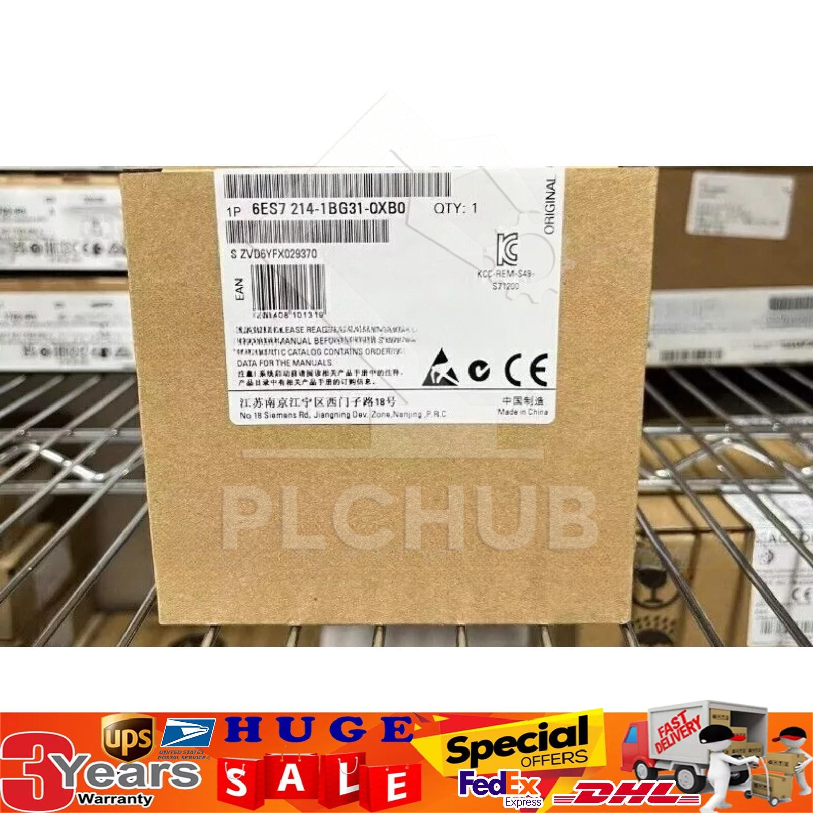 New Siemens 6ES7214-1BG31-0XB0 SIMATIC S7-1200 6ES7 214-1BG31-0XB0