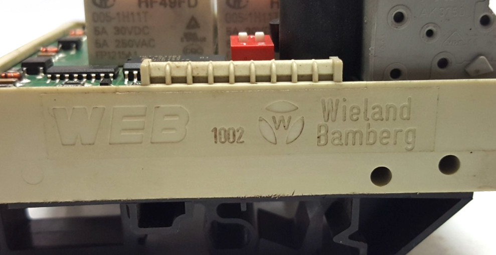 WIELAND BAMBERG 217609 PRINTED CIRCUIT BOARD