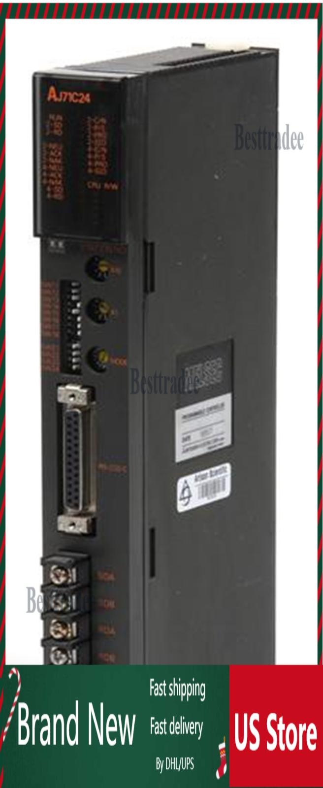 1PC New Mitsubishi AJ71C24 PLC Module Expedited Shipping