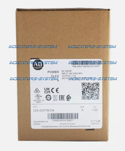 1PCS NEW Allen Bradley 22A-D2P3N104 /A Powerflex 40 AC Drive US