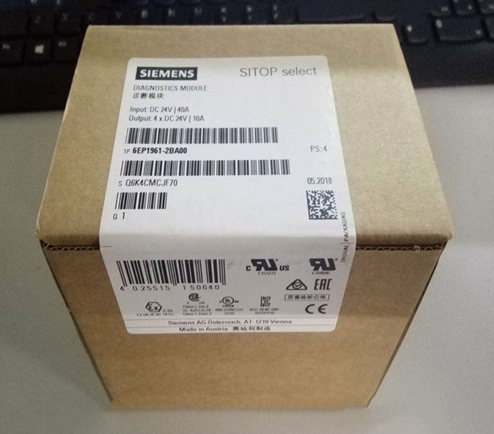 New 1PC SIEMENS 6EP1961-2BA00 Module 6EP19612BA00 Expedited Shipping
