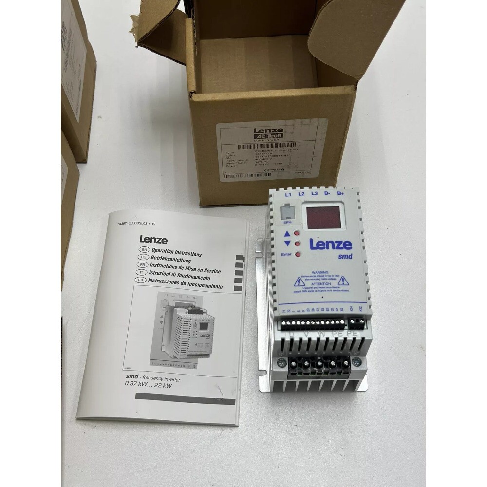 1PC NEW frequency converter ESMD751L4TXA 380V 0.75KW LENZE