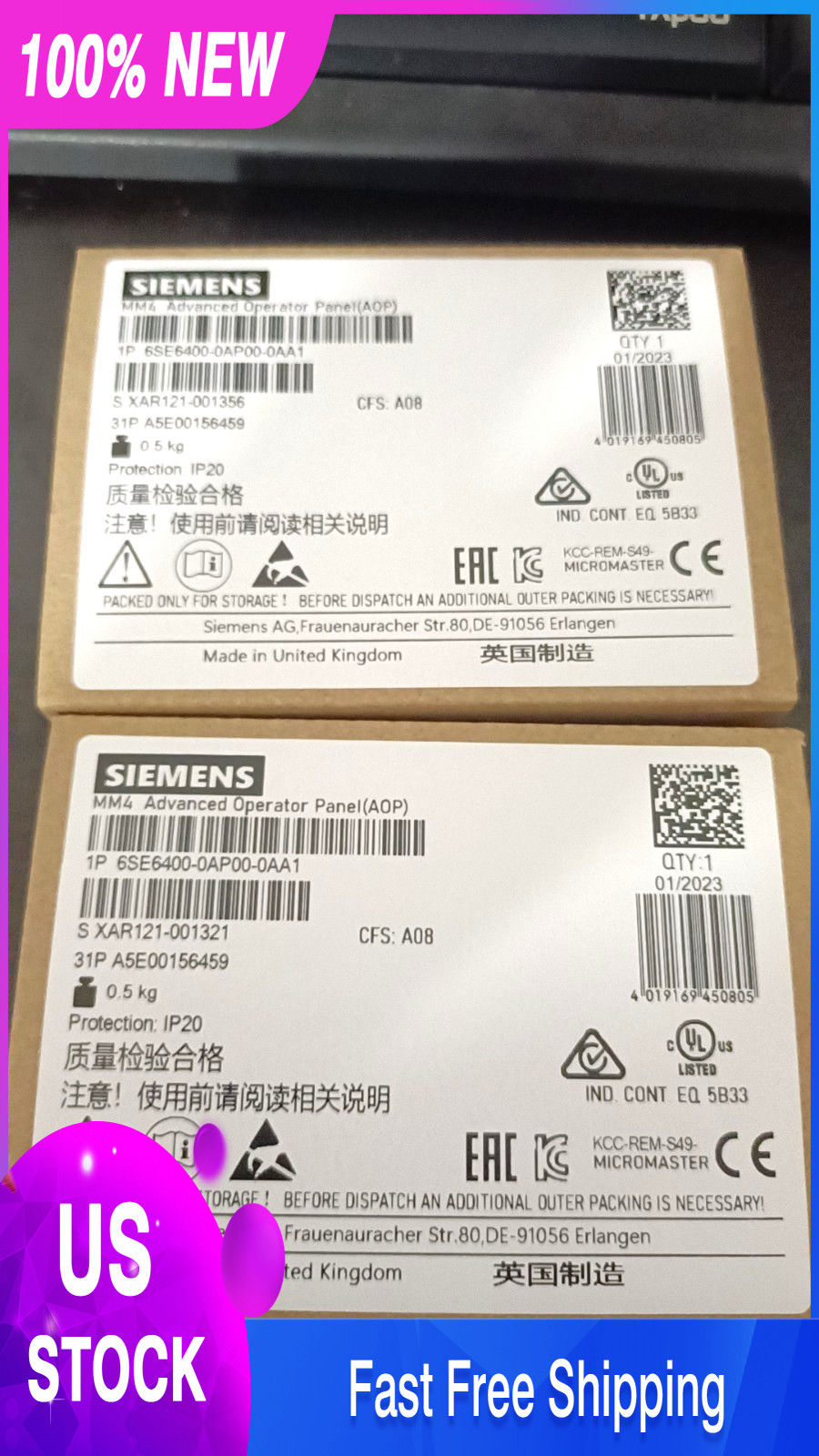 6SE6400-0AP00-0AA1 Brand New Operation Panel 6SE6400-0AP00-0AA1