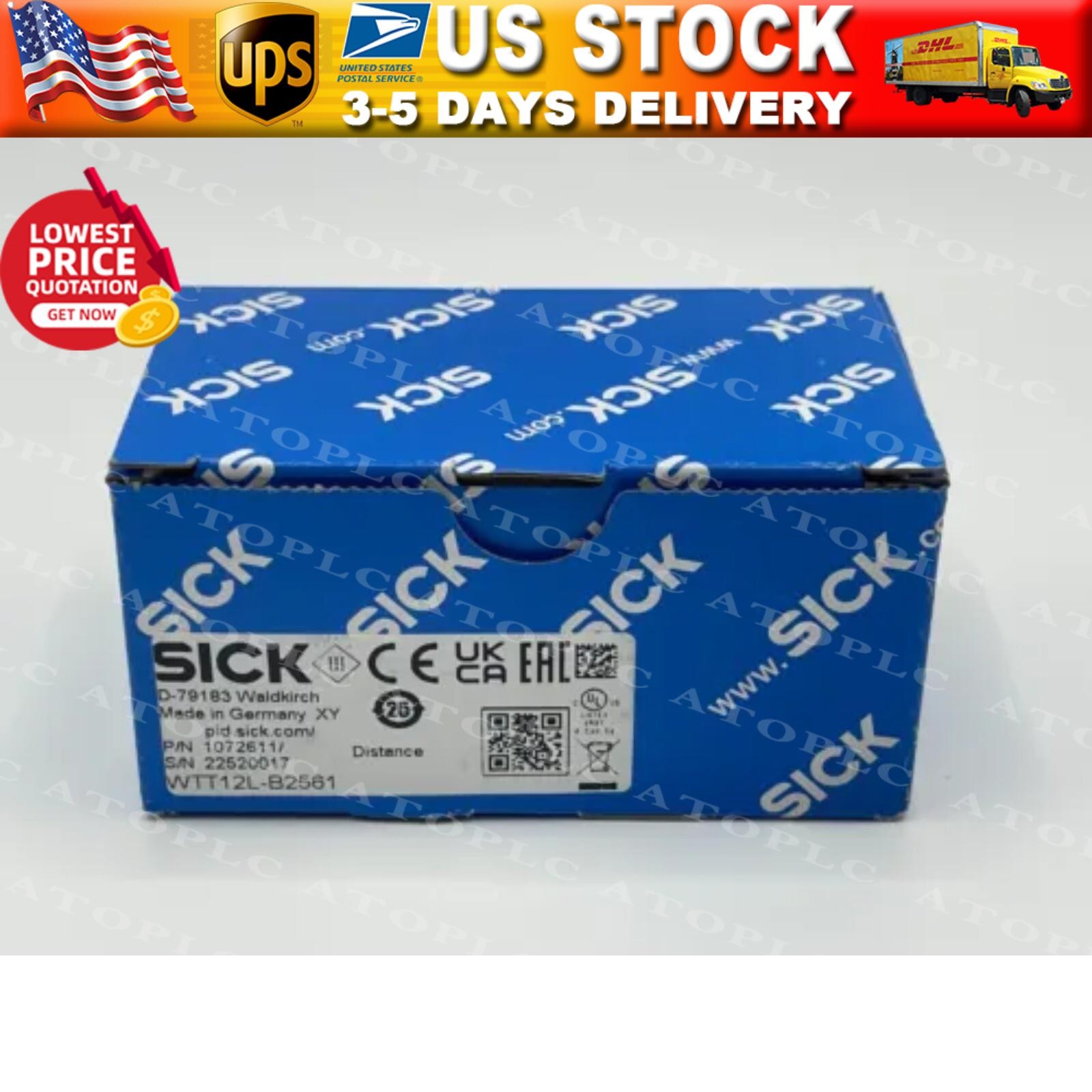 NEW SICK WTT12LB2561 1072611 WTT12L-B2561 Laser Photoelectric Sensor