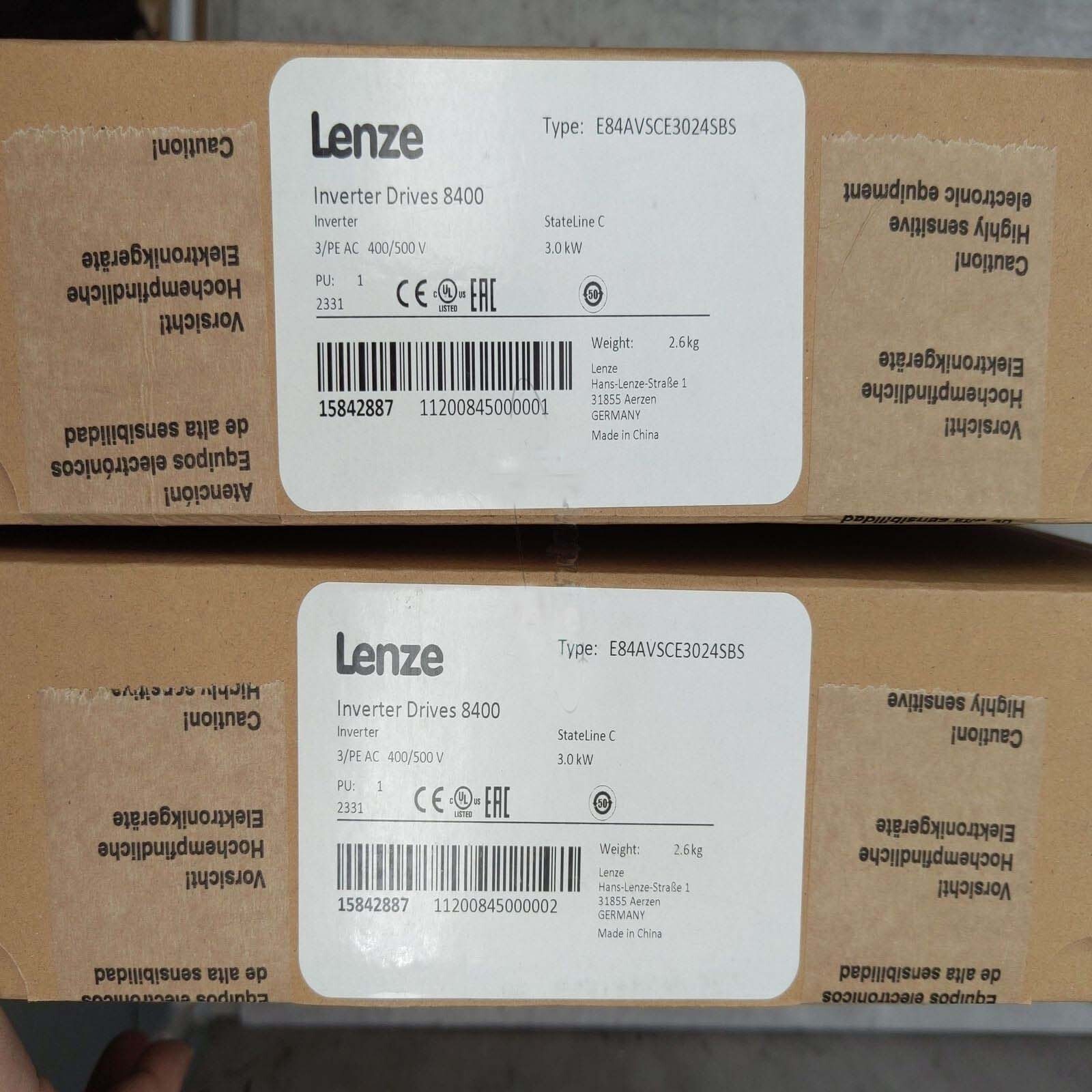 E84AVSCE3024SBS NEW LENZE Inverter Drives 8400 3.0kW