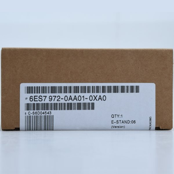 One New Siemens 6ES7972-0AA01-0XA0 6ES79720AA010XA0 Expedited Shipping In Box