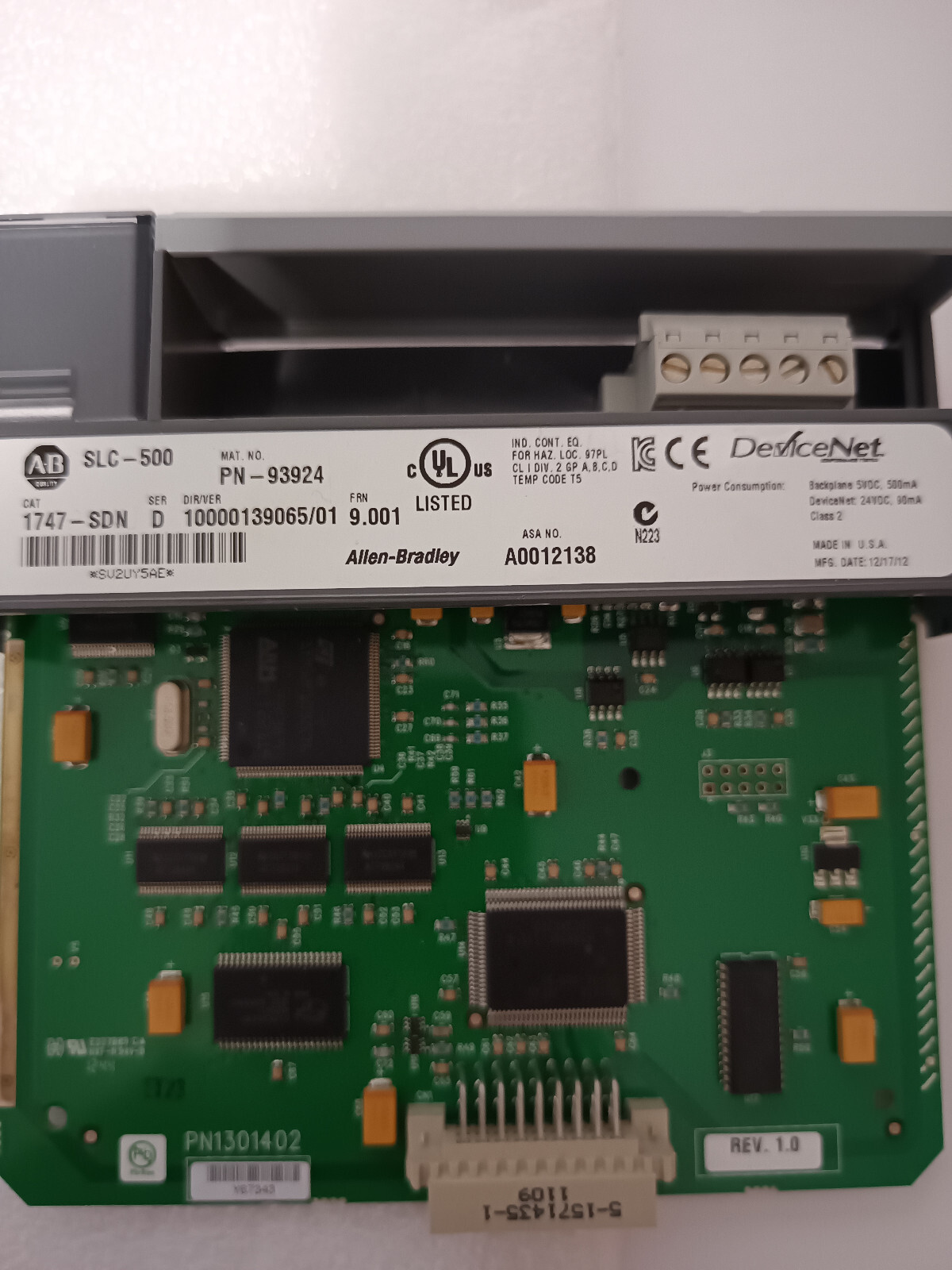 1747-SDN, SLC-500 Allen-Bradley Scanner Module