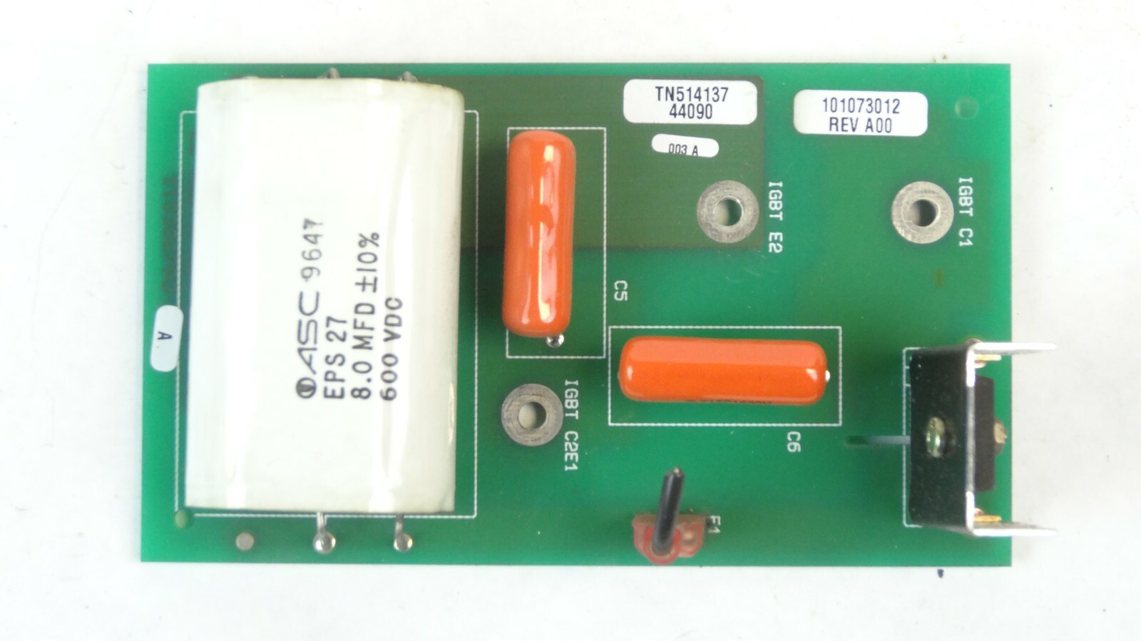 Exide / Powerware 101073012 Rev A00 Rectifier Clamp Board PCB Assembly