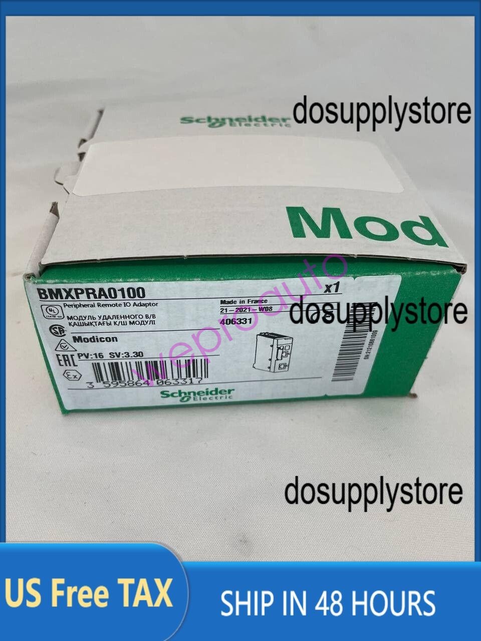 New Schneider Electric BMXPRA0100 Modicon X80 Peripheral Remote IO Adaptor Modul