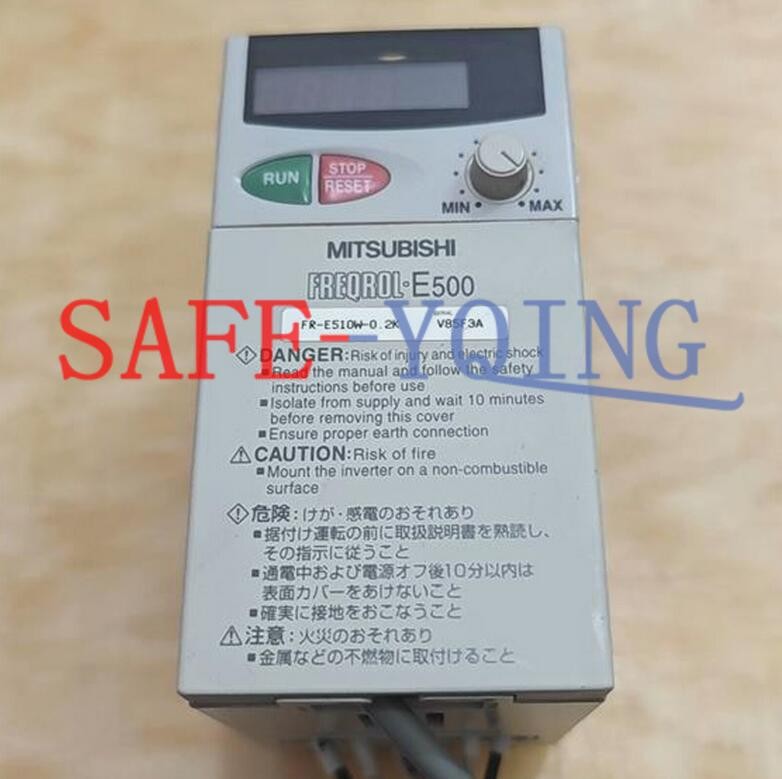 1PCS Used Mitsubishi E500 0.2KW FR-E510W-0.2K 110V Tested In Good