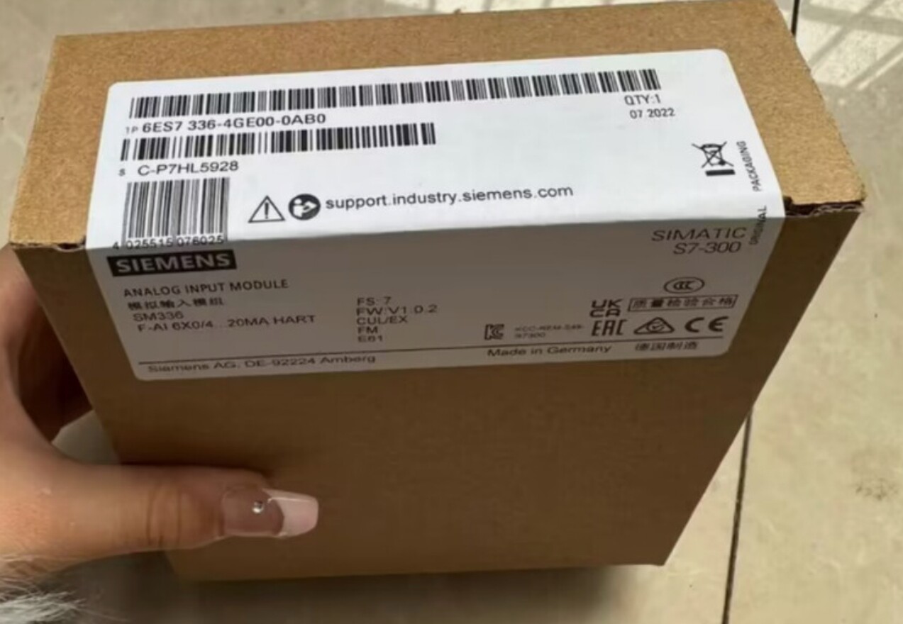 NEW 6ES7 336-4GE00-0AB0 SIEMENS 6ES7336-4GE00-0AB0 S7-300 Analog Input Module