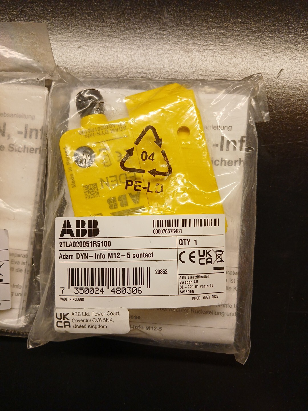 2TLA020051R5100 ABB Adam Safety Door Sensor Free Shipping USA