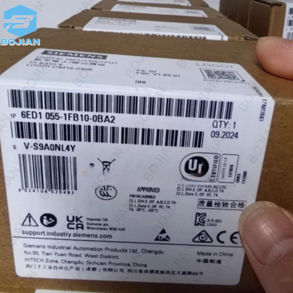 6ED1055-1FB10-0BA2 1PCS Brand New Siemens 6ED10551FB10-0BA2