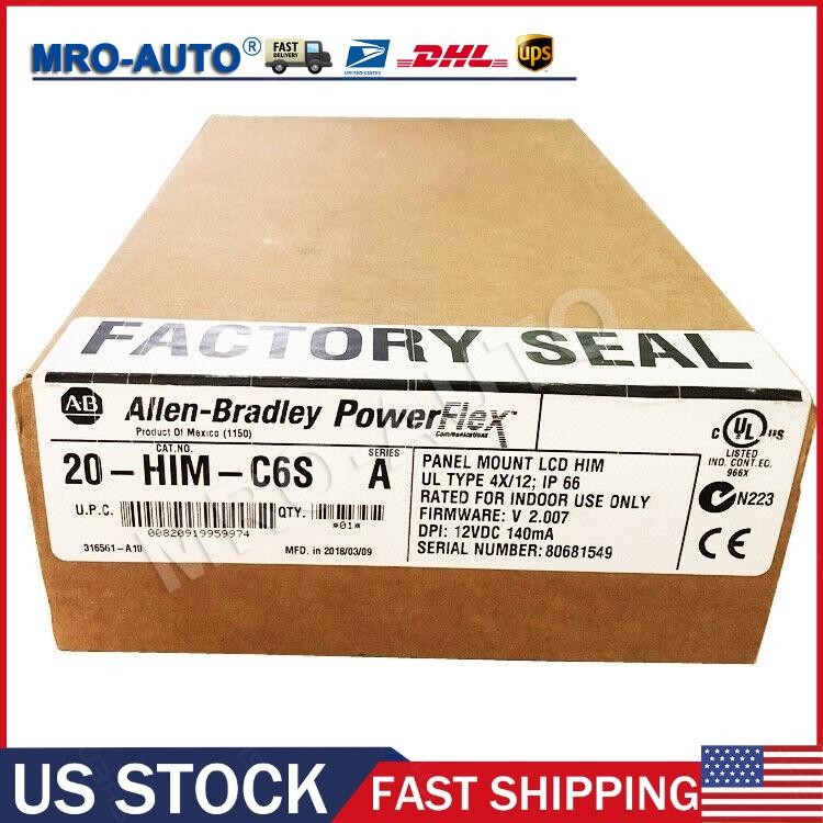New Sealed AB 20-HIM-C6S PFlex 20 IP66-UL NemaType 4X-12 20HIMC6S US Free Tax