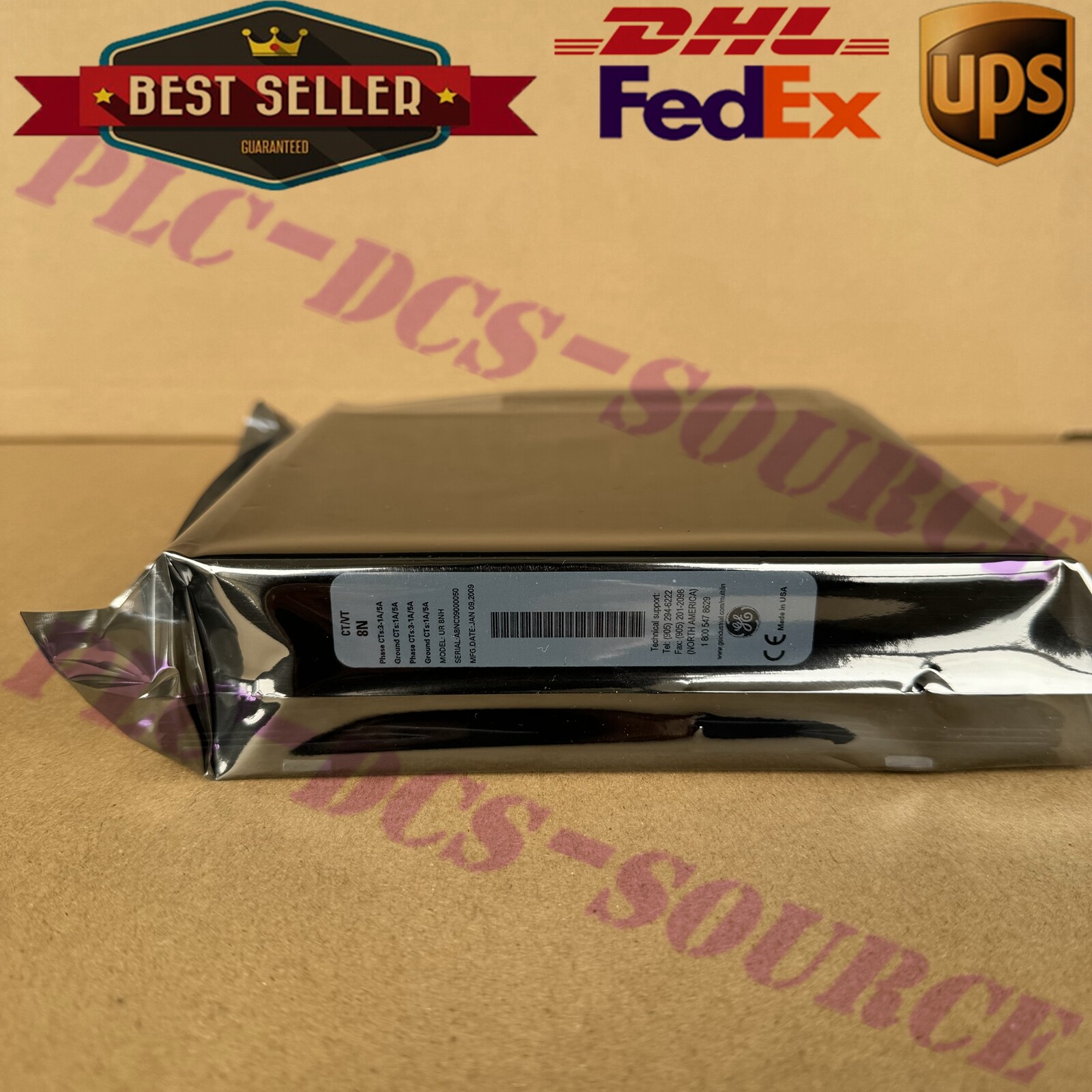 UR-8NH UR8NH GE Multilin CT/VT Phase-Ground 1A/5A 3-1A/5A Module 1x New FEDEX