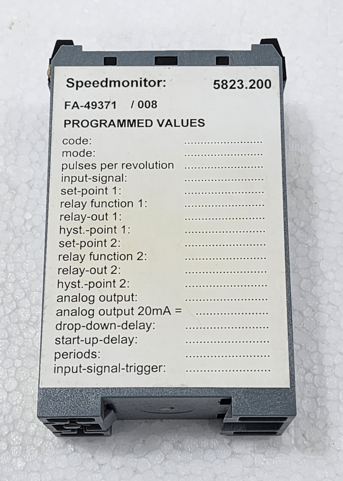 5x RHEINTACHO 5823.200 SPEED MONITOR ROTAS FOR MARINE 1SS1002