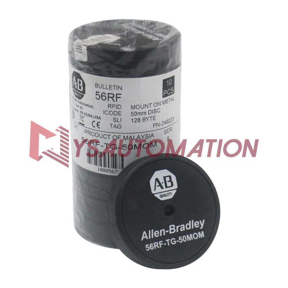 New Sealed Allen Bradley 56RF-TG-50MOM RFID ICODE SLI Tag, 50 mm Disc